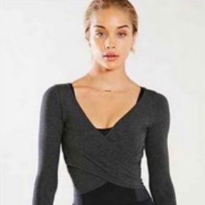 NWOT Purusha People Bamboo Wrap Top